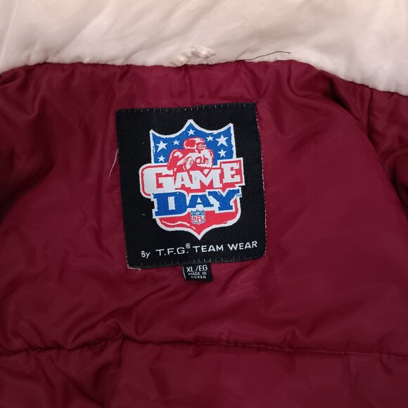 Vintage San Francisco 49ERS Jacket Size XL NFL Game Day T.F.G. Team Wear - Picture 8 of 12